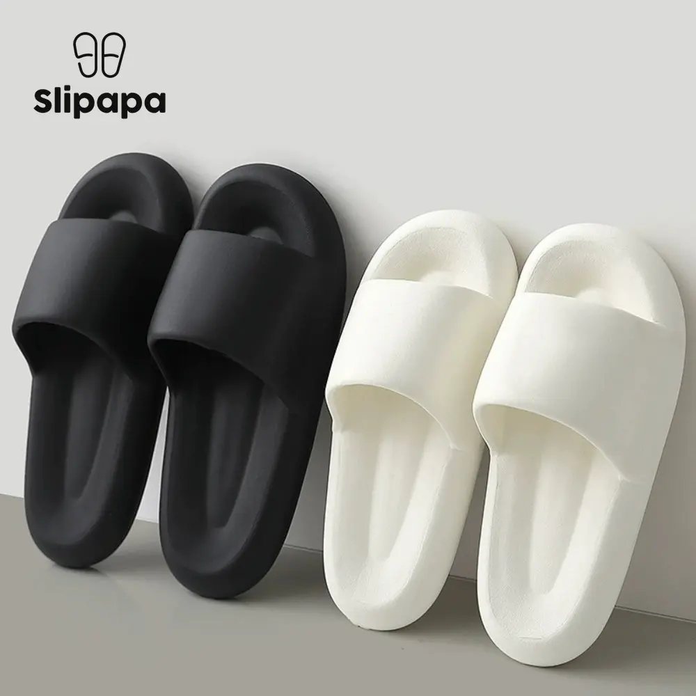 

2023 Cloud Soft EVA Slippers Couples Indoor Home Slipper Summer Beach Sandals Ladies Outdoor Non-Slip Soft Sole Flats Shoes