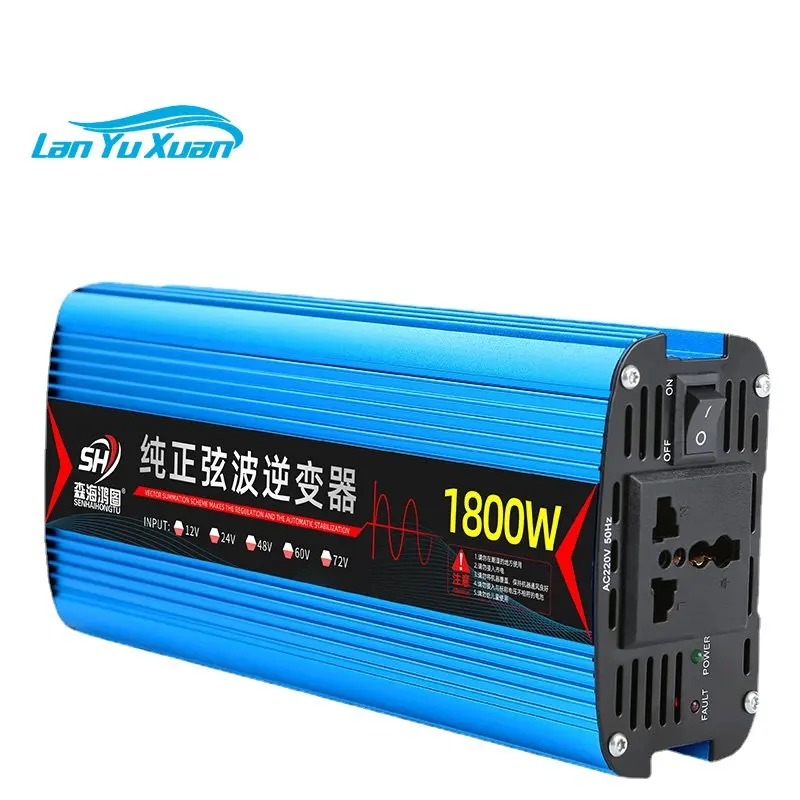 

Pure sine wave inverter 12V24V48V to 220V car household high power 8000W battery converter