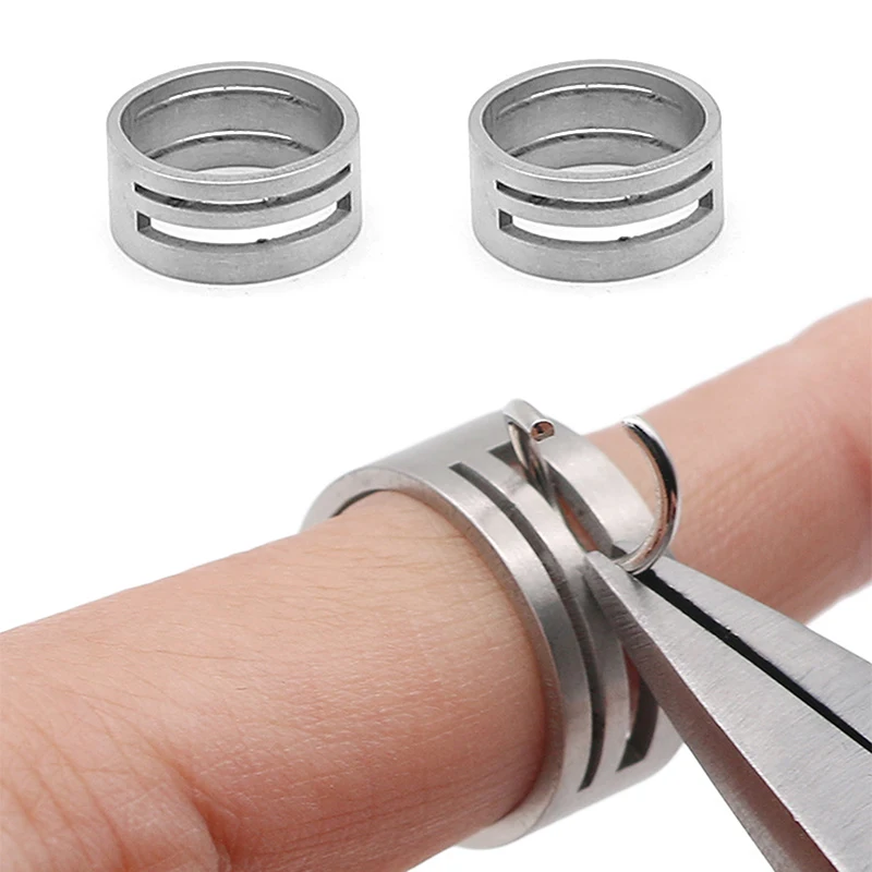 

Stainless Steel Jump Ring Opening Closing Finger Jewelry Tools Round Circle Bead Plier For DIY Jewelry Making Tool