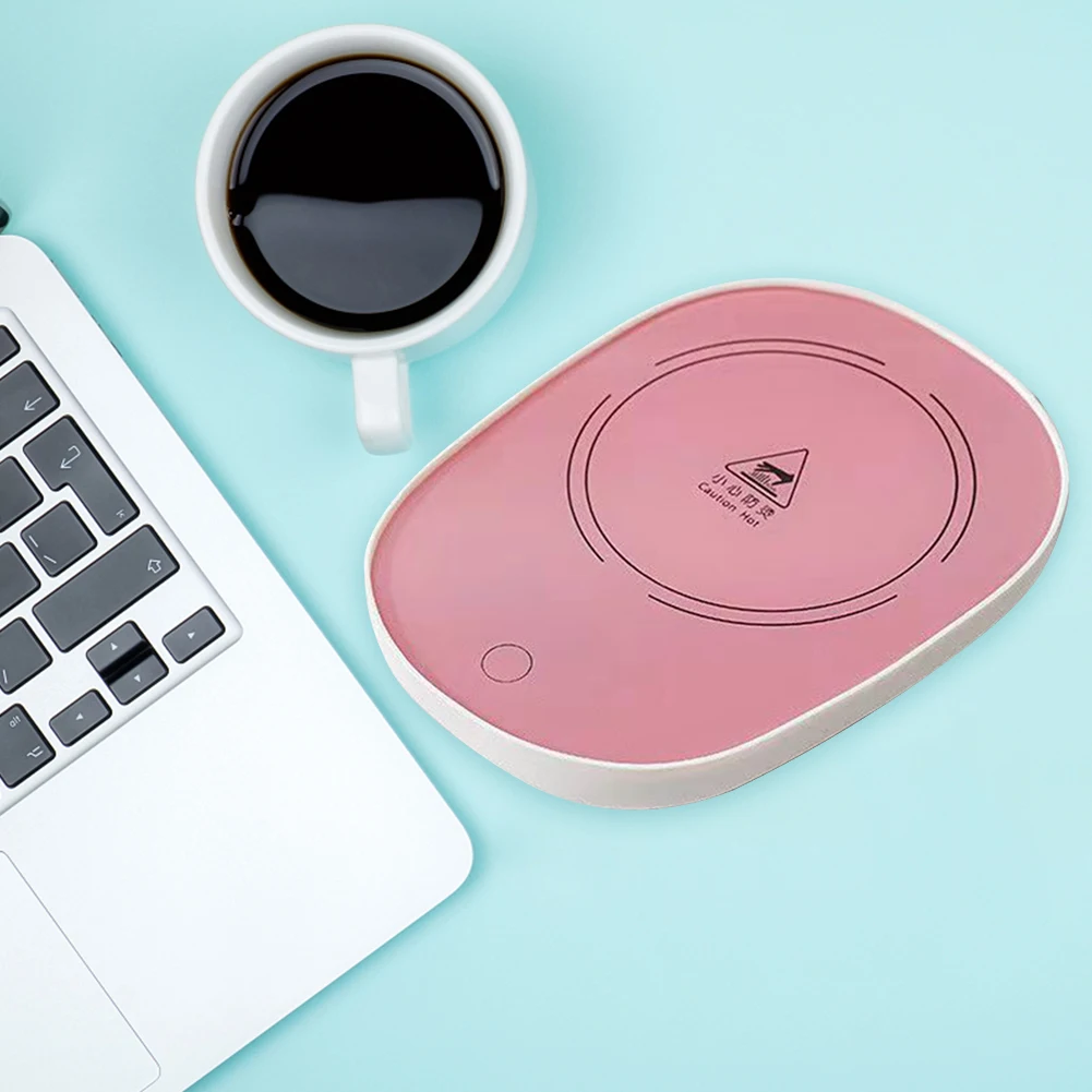 

Электрическая грелка для чая и воды, термостатическая кофейная кружка с подогревом, легкая Горячая тарелка для молока, Автоматическое откл...