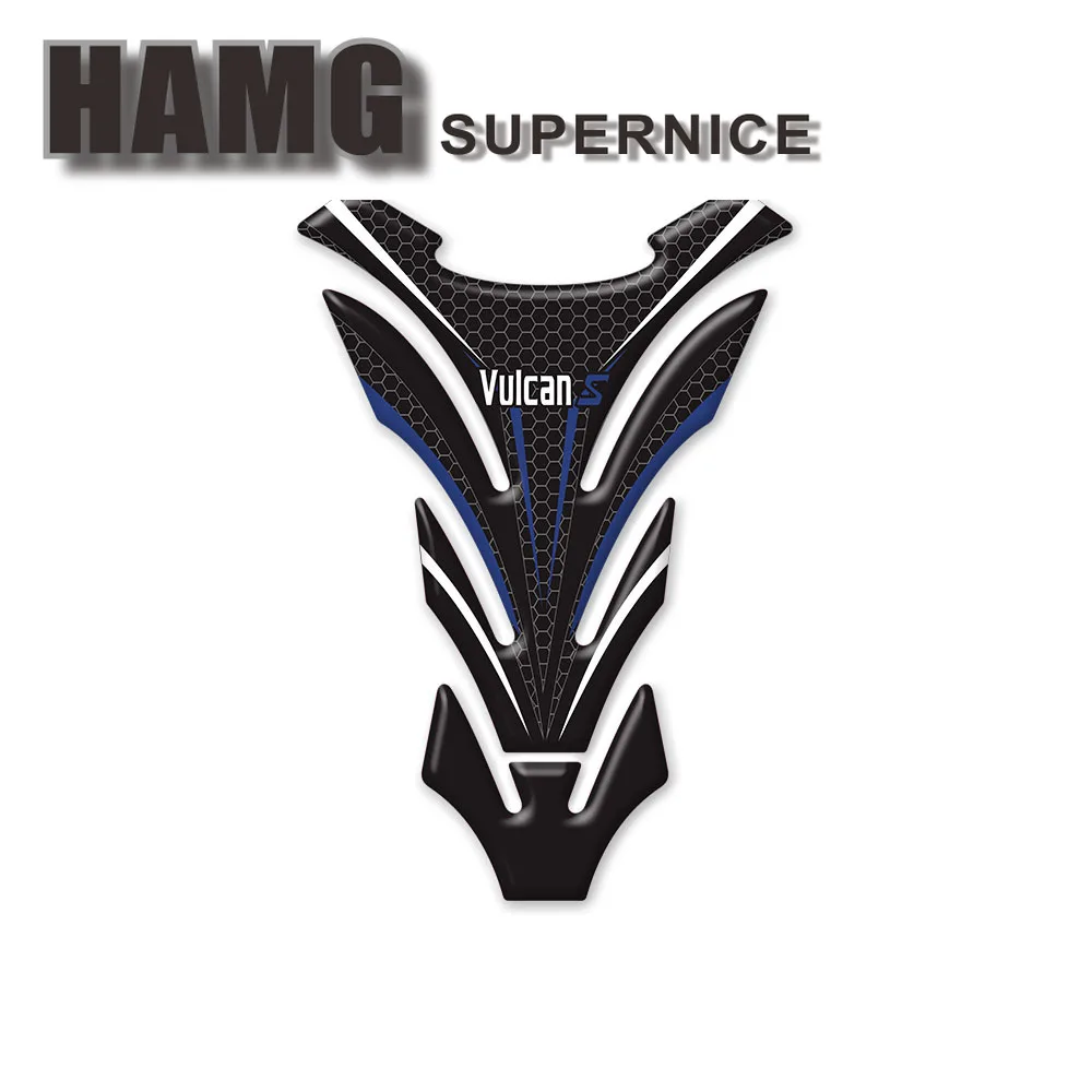 

For Kawasaki VULCAN S VULCAN-S 650 VN650 Motorcycle 3D Stickers Decal Fuel Oil Kit Knee Protector Tank Pad 2018 2019 2020 2021