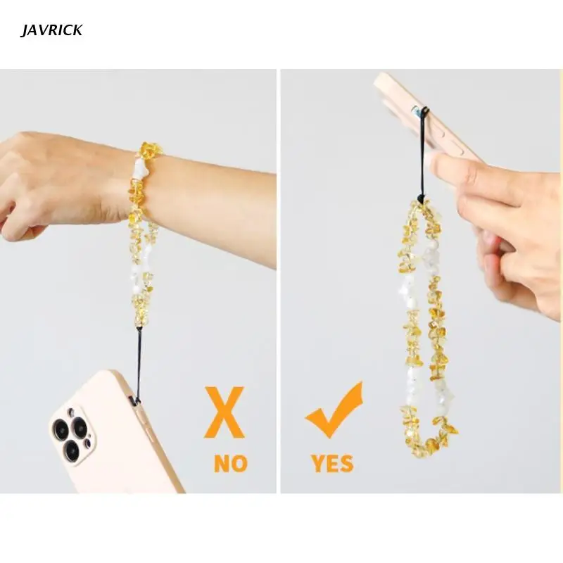 Ladies and Girls Phone Pendant Chain with Phone Case Lanyard Wristband Phone Protective Cover Key Chain Strap Rope