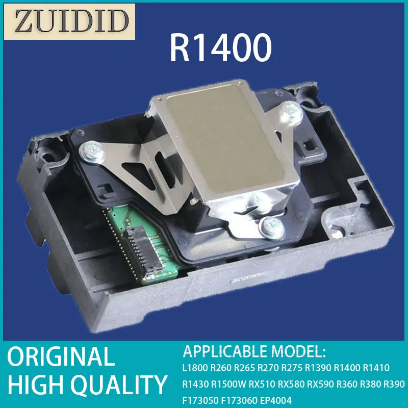 

Печатающая головка R1400 для Epson R1410 R1430 R270 R275 L1800 F173050 F173060 EP4004 R1500W RX590 RX580 RX510 R390 R380