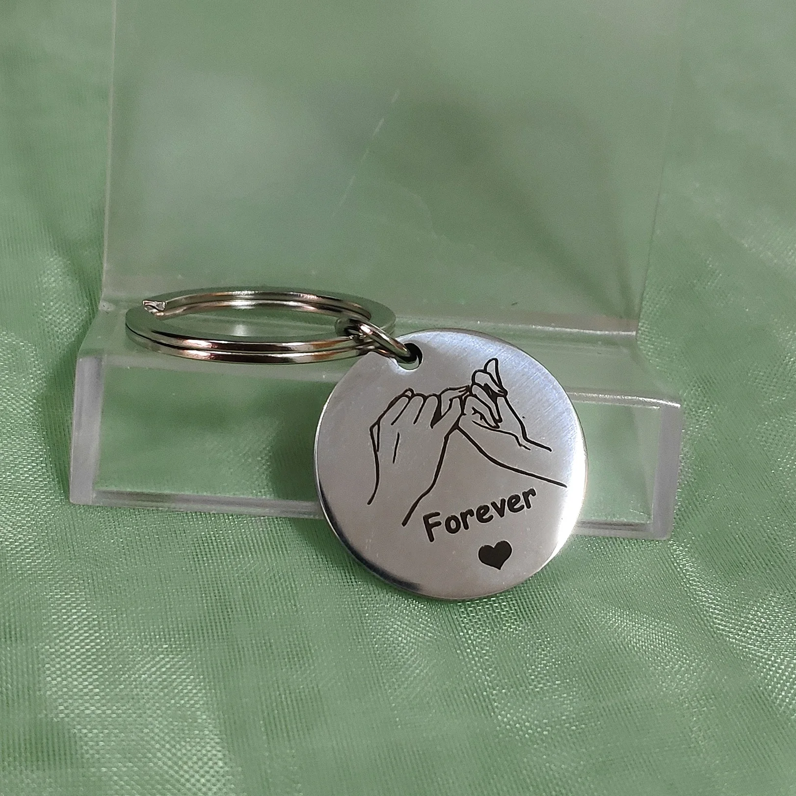 Металлическая подвеска Лучший Друг держатель для ключей из нержавеющей стали