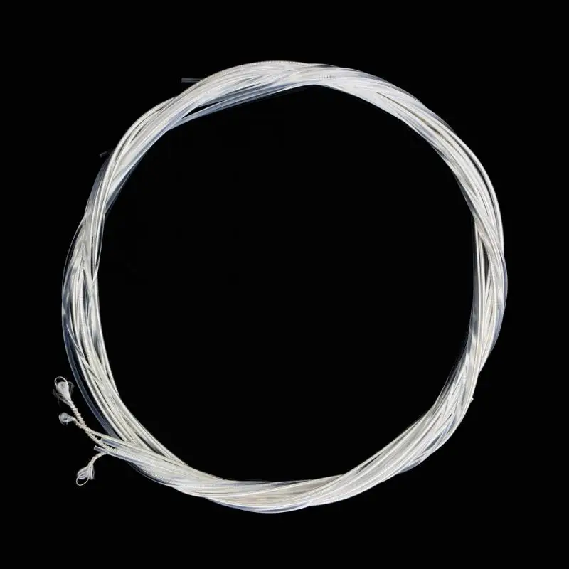 

Classical Guitar Strings Set Plating Super Light Classic Guitar Clear Nylon Silver Strings Silver Plated Copper