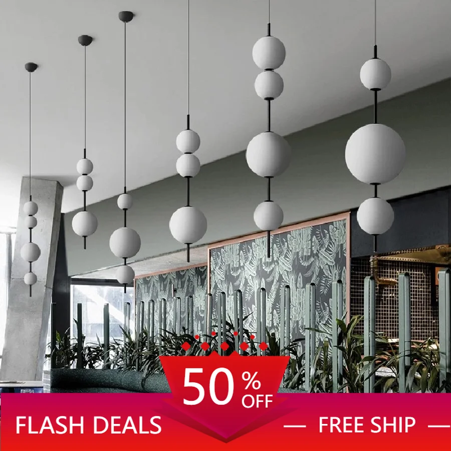 

Nordic Led Pendant Lights for Dining Room Table Light Long Hanging Lamp Ceiling Chandelier Dining Room Decoration