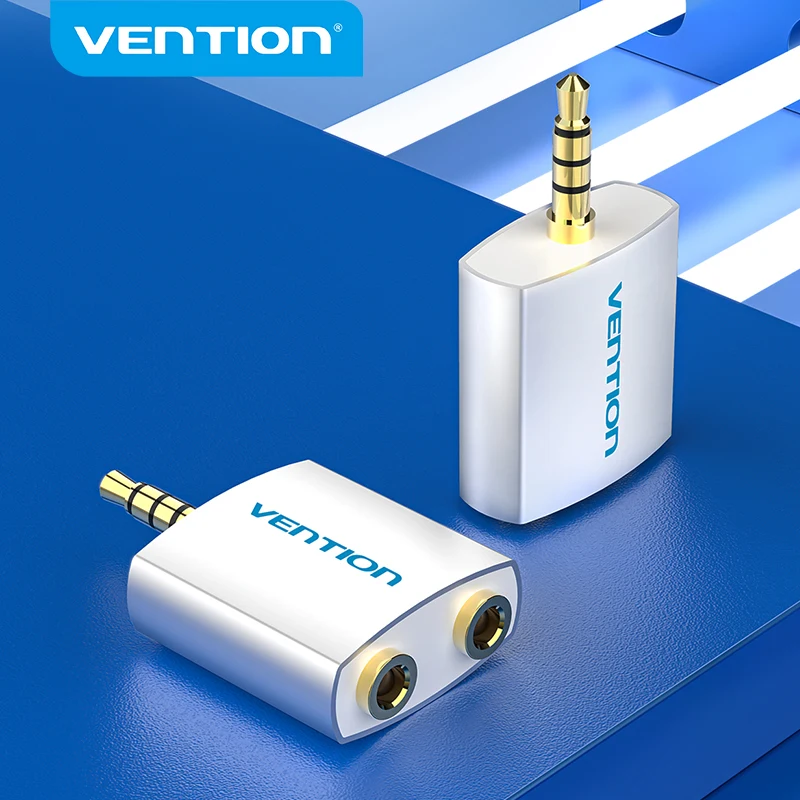 

Vention 3.5mm Earphone Adapter Heaphone Splitter Adapter Male to Female Aux Splitter For Laptop Computer Phone Audio Splitter