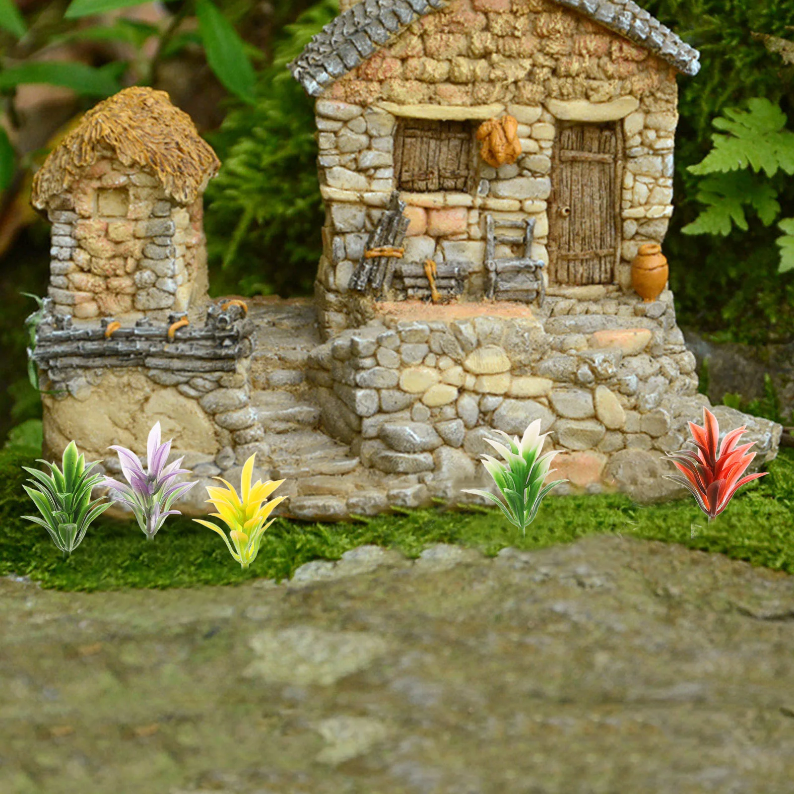 50 шт. модель песочного стола материал растения кустарник миниатюрная групповая