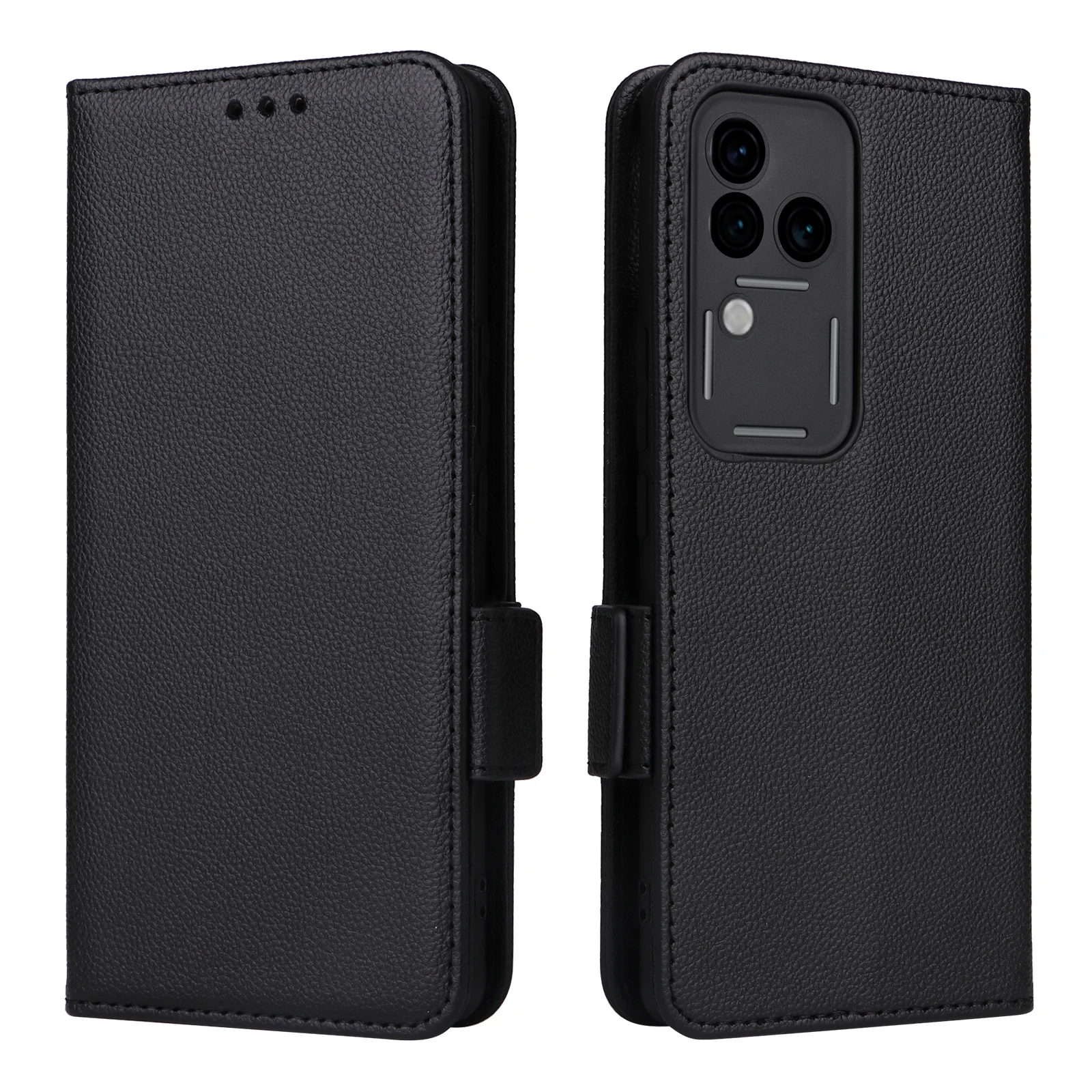 Чехол-кошелек с слотом для карт vivo S18 S17 S16 S12 Pro S16e S17e S18e кожаный флип-чехол