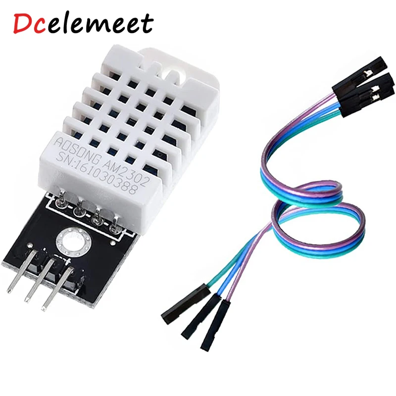 

1set DHT22 single-bus digital temperature and humidity sensor module AM2302 electronic building blocks