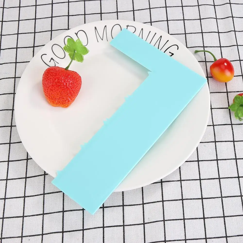 

Fondant Cream Plastic Spatulas Cake Smoother Polisher Decor Tools Baking Supplie Dough Scraper Kitchen Butter Knife