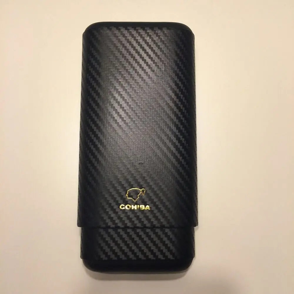 Портативный дорожный портсигар из кедра деревянный 3-трубный коробка для сигар