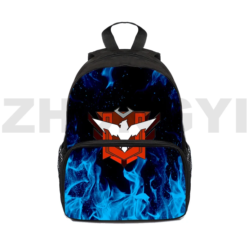 Модный свободный огонь холст рюкзак мужской 3D мультфильм Бесплатный Гарена