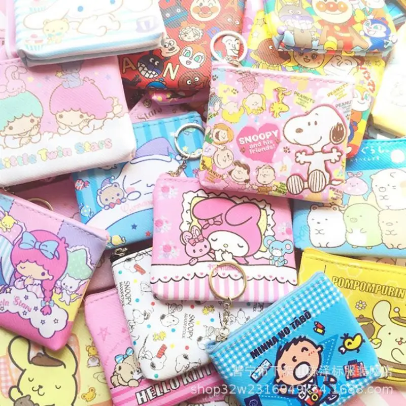 

Kawaii Sanrios аниме Hello Kitty мультфильм моя мелодия милая кукла литтлетуинтерс Печать Pu сменный ключ сумка для хранения Игрушки для девочек