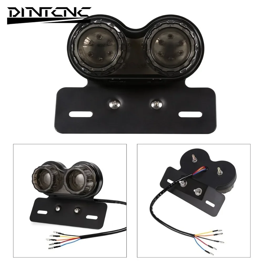 Универсальный для BMW задний фонарь мотоцикла с подставкой номерного знака лампа