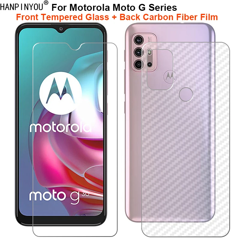 Для Motorola Moto G30 G100 G20 G50 G10 G9 Plus Power Play мягкая задняя углеволоконная пленка +
