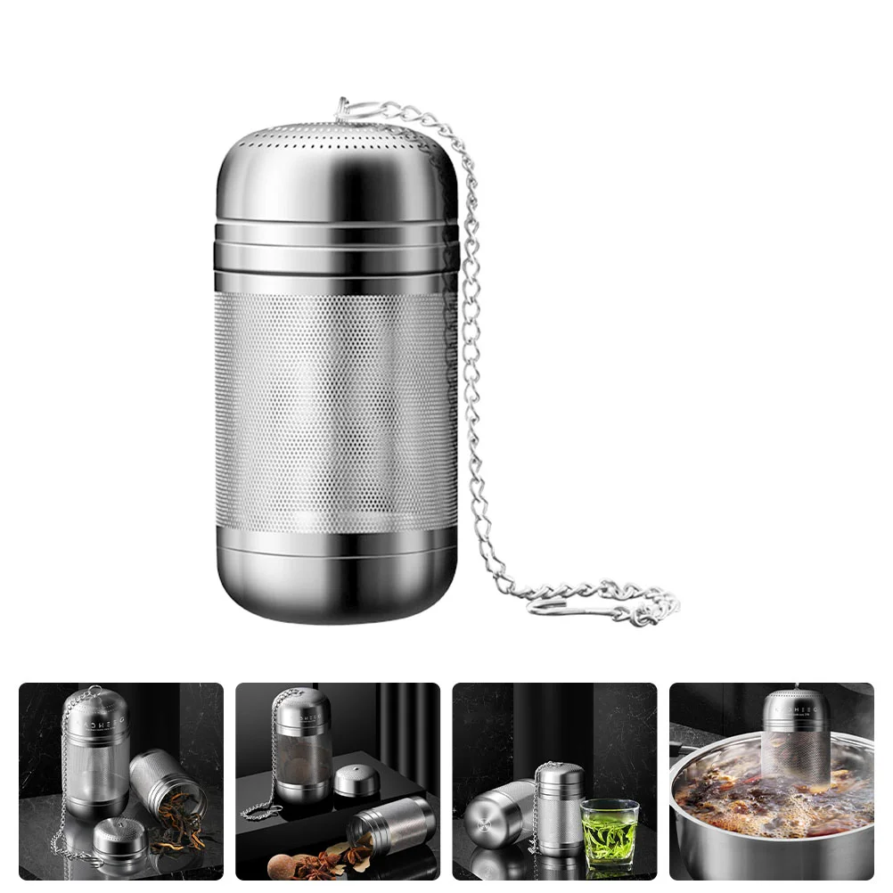 

Teainfuser Strainer Filter Basket Mesh Seasoning Loose Leaf Cooking Steeper Fine Steel Stainlessspices Soup Metal Herb