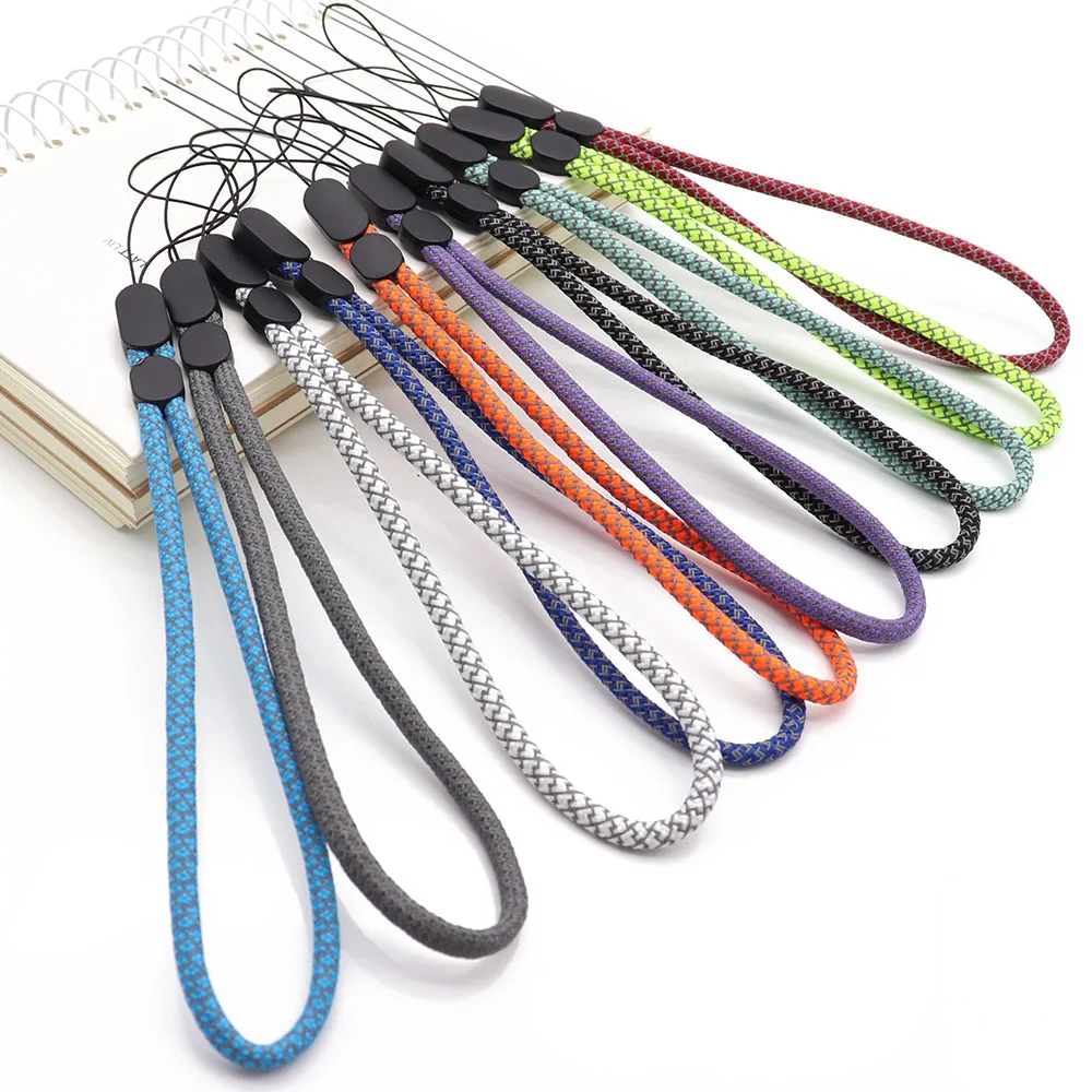 

Hot Mobile Phone Straps USB Key Short Lanyard Adjustable Walkie Talkie Hand Strap Wrist Rope Audio Anti-lost Lanyard