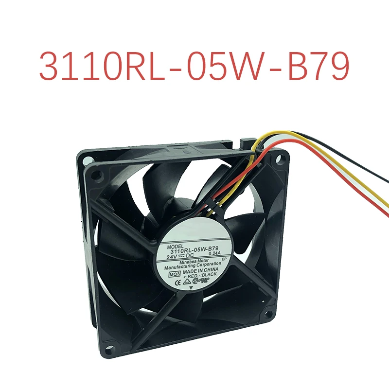 Для телефона 3110RL-05W-B79 F06 DC 24V 0.24A 80x80x25 мм вентилятор охлаждения сервера |