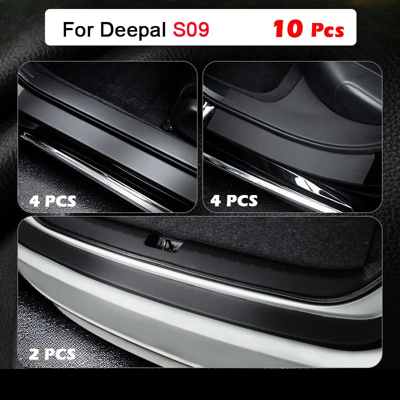 

Для Changan Deepal G318 L07 S05 S07 S7 S09 SL03 Защитная наклейка на порог автомобиля, защитная наклейка на дверь багажника, устойчивая к царапинам накладка для ударов