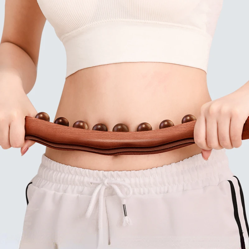 

Beech rolling bar, eight beads, meridian massage, one for all