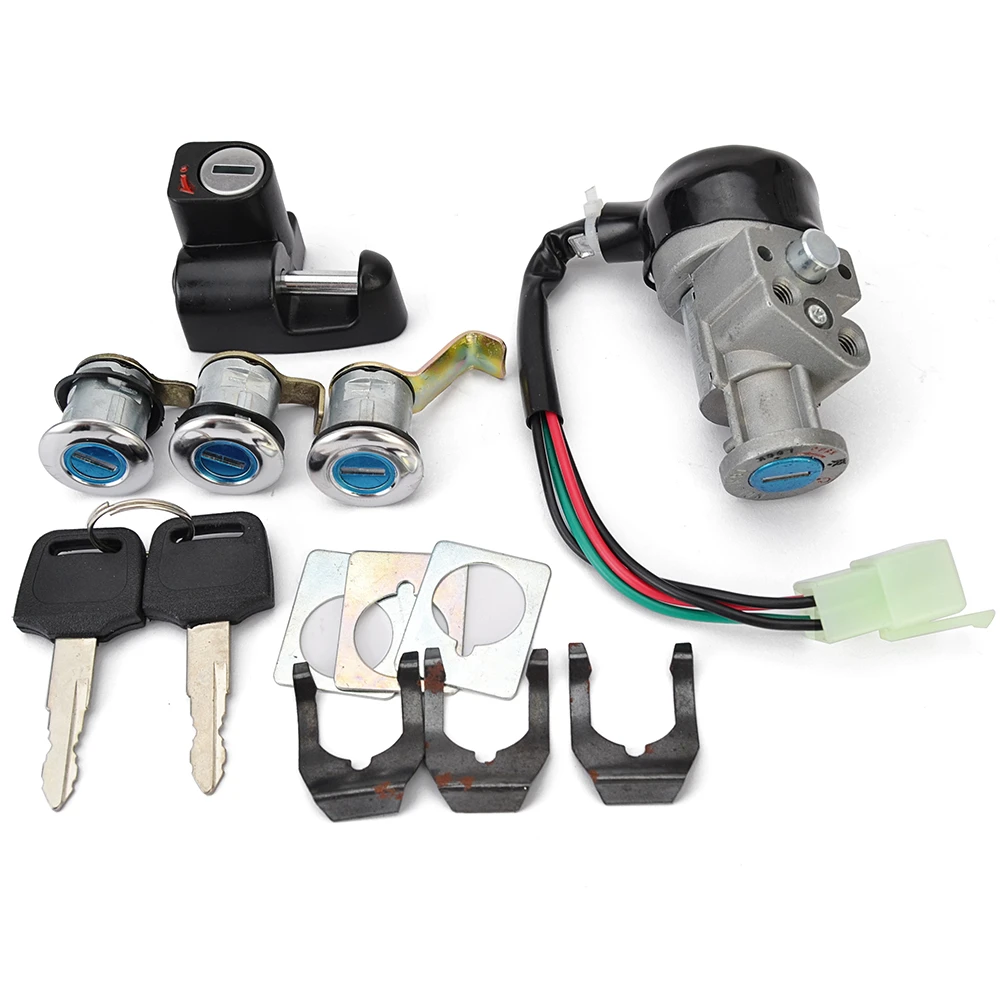 

Для Honda CN250 Helix 1986-2007 CN 250 замок сиденья зажигания и топливная газовая крышка комплект ключей 35010-KS4-711