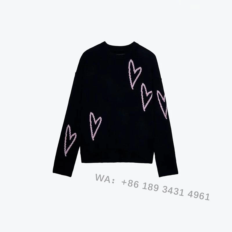 Zadig женский свободный зимний свитер из 100% кашемира новый модный пуловер с