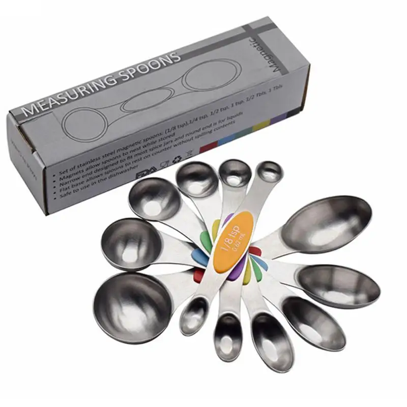 

Кухонные силиконовые мерные стаканы и ложки из нержавеющей стали