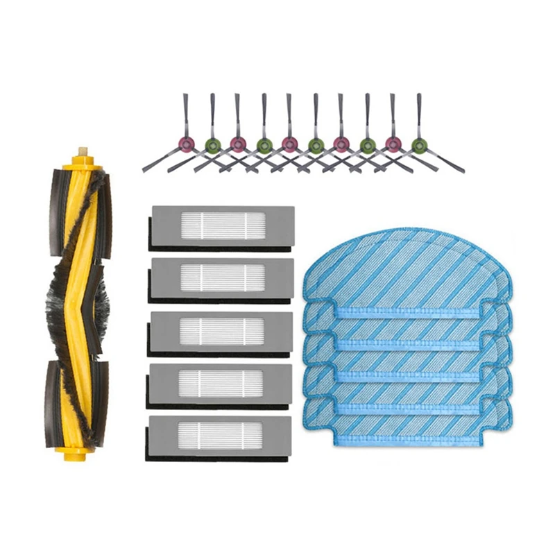 Для Yeedi Vac Max/ Station/ Hybrid/ 2/ 2 Pro робот-пылесос основная боковая щетка Hepa фильтр Швабра