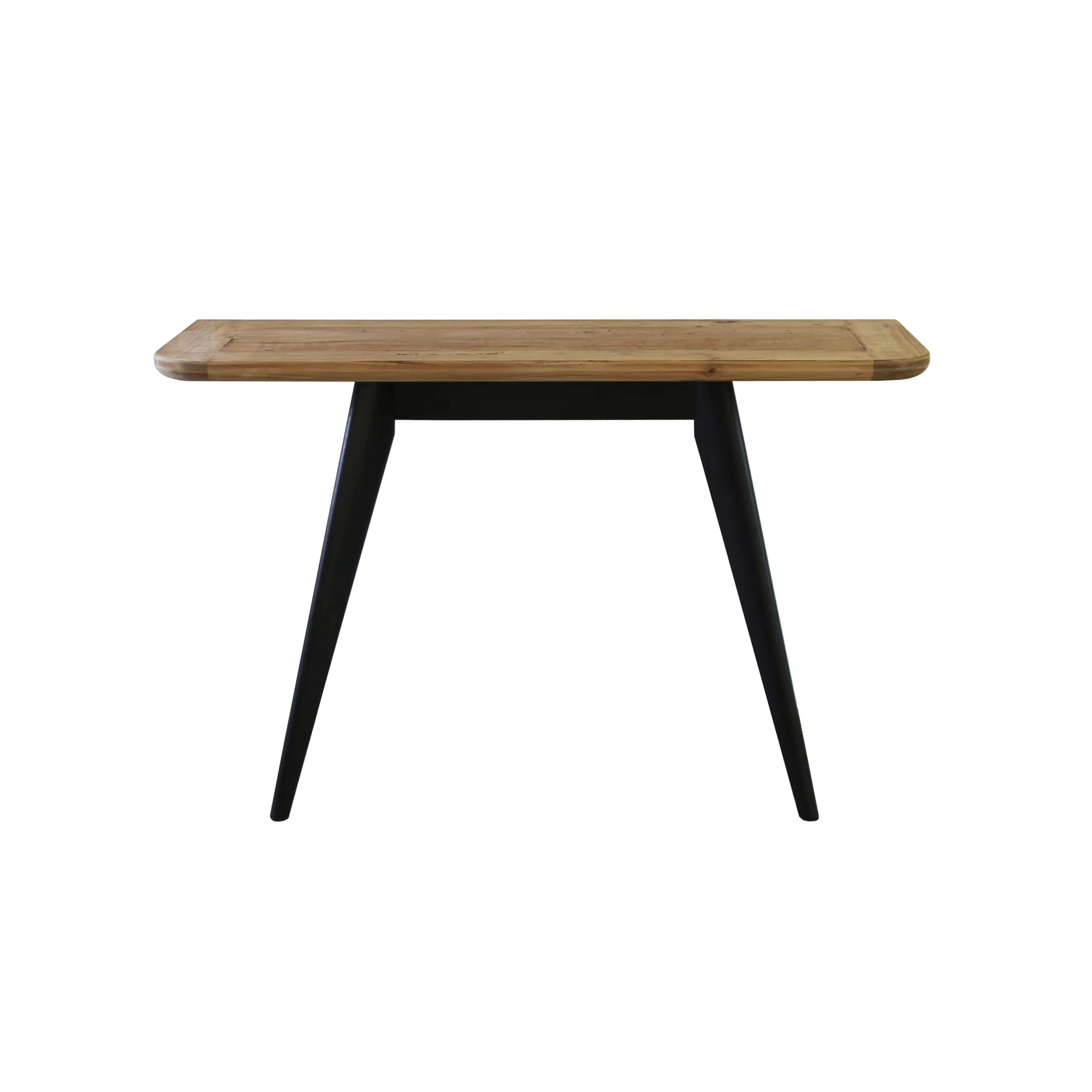 

2022 hallway black legs pine and birch wooden entrance console table