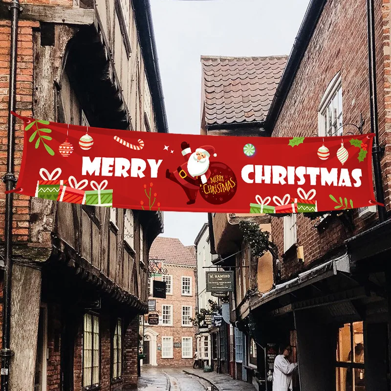 

300*50cm Merry Christmas Oxford Cloth Banner for Home Outdoor Garden Christmas Decoration Xmas Navidad Noel Happy New Year 2023