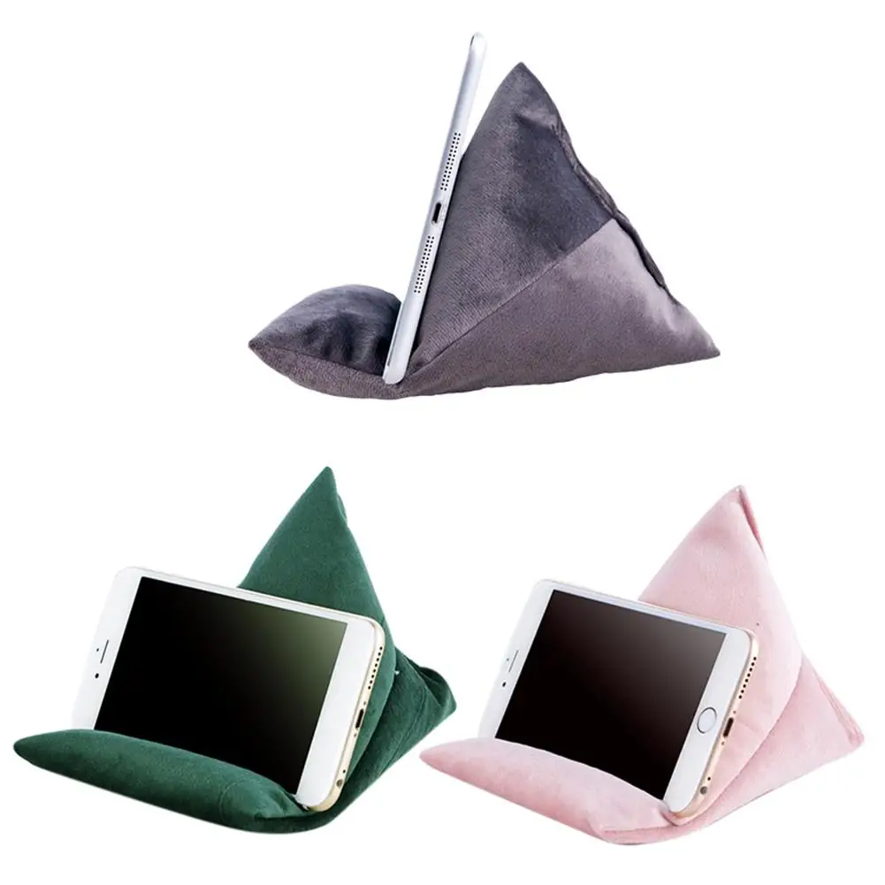 

Phone holder/ Soft Velvet Pillow Stand/Lazy Bracket Multi-Angle Tablet Stand/ Lap Pad Stand for Ipad Phones Tablets Ereaders