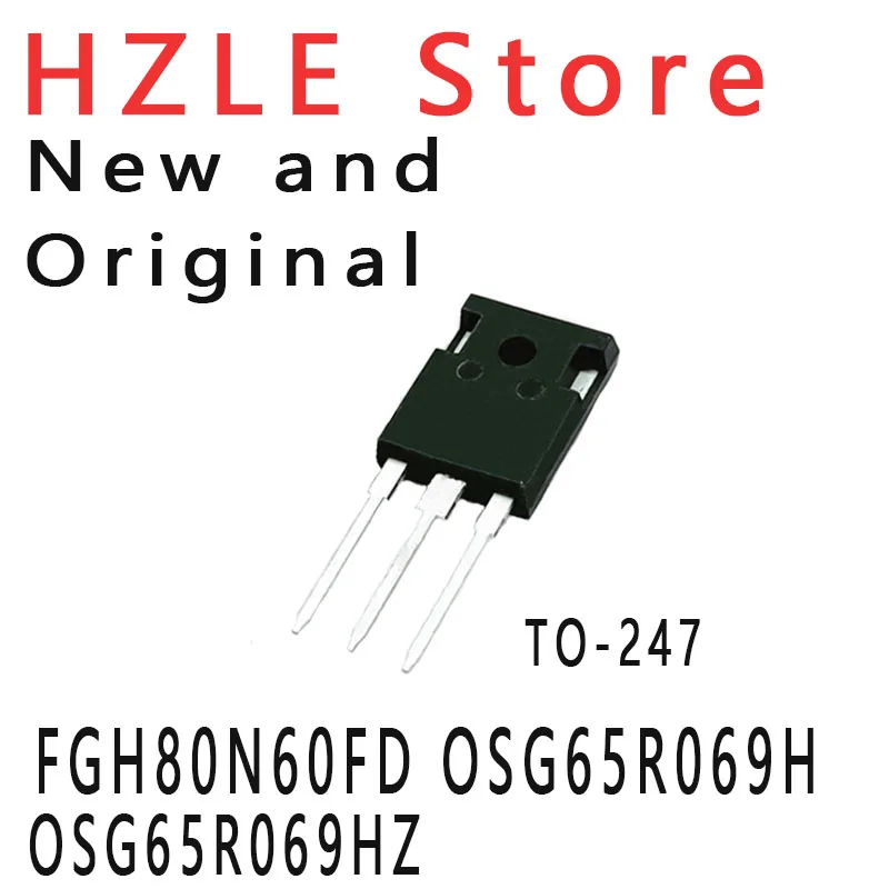 

10piece New and Original FGH80N60FDTU FGH80N60 80N60 0SG65R069H 0SG65R069HZ TO-247 RONNY IC FGH80N60FD OSG65R069H OSG65R069HZ