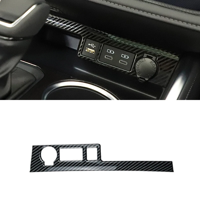 

Toyota Highlander XU70 Kluger 2020-2024 Центральный USB-порт Управления Автомобильный Аксессуар Накладка Из Нержавеющей Стали...