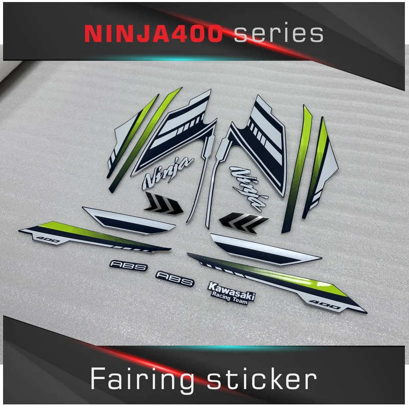 

Motorcycle Whole Car Fairing Sticker Decals Kit for NINJA400 NINJA 400 2022