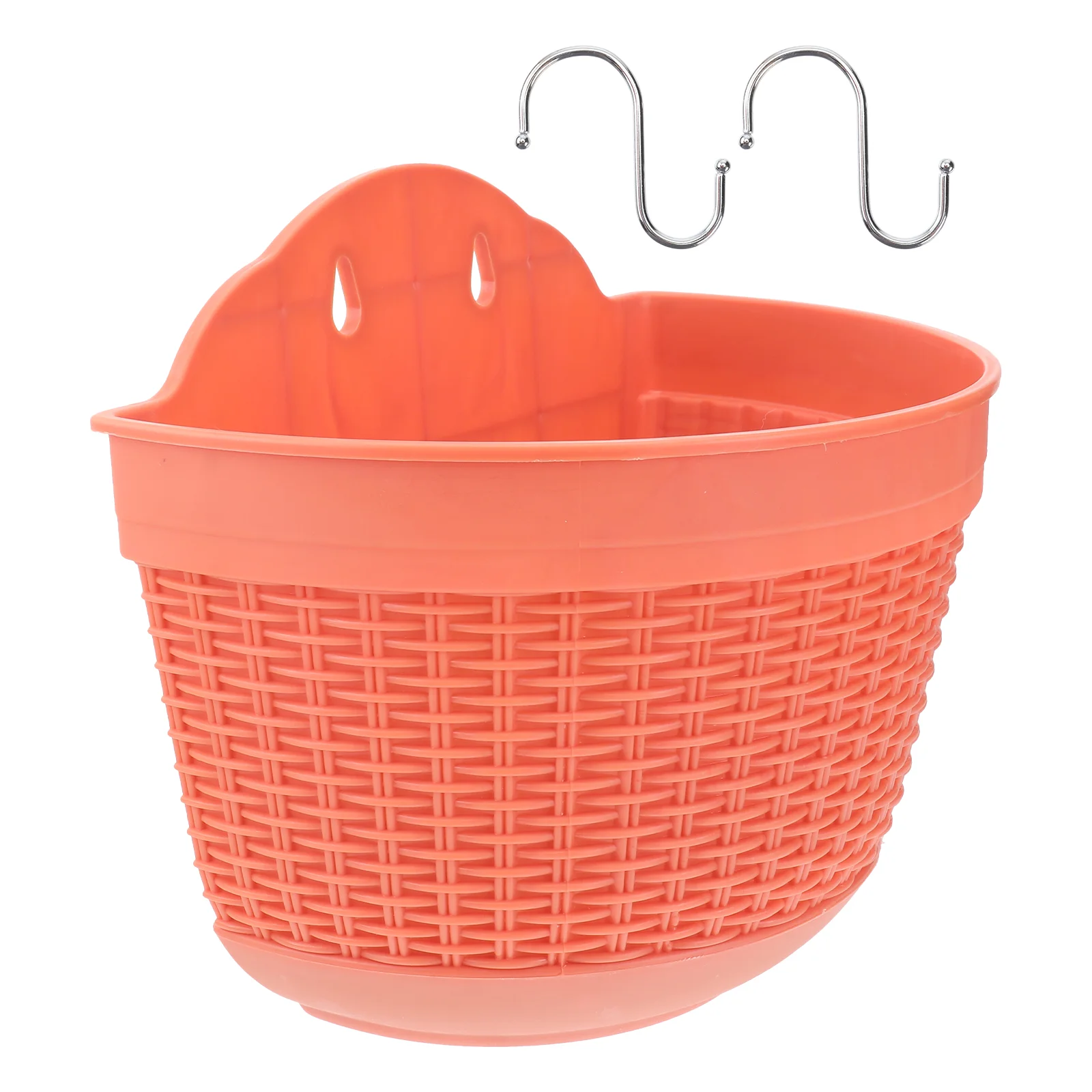 

1 Pc Hanging Flowerpot Wall-mounted Potted Plastic Flower Pot for Home Gardening