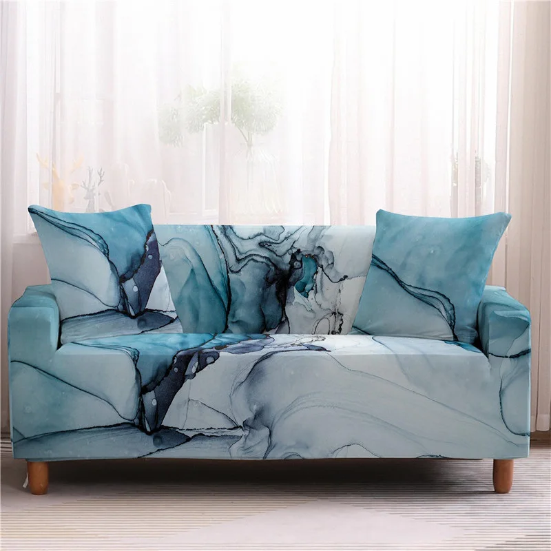 

Colorful Marble Pattern Print Sofa Cover Home Decor Corner Sofa Covers Beach Cover Up All Sofas Universal Couch Sofa Slipcover