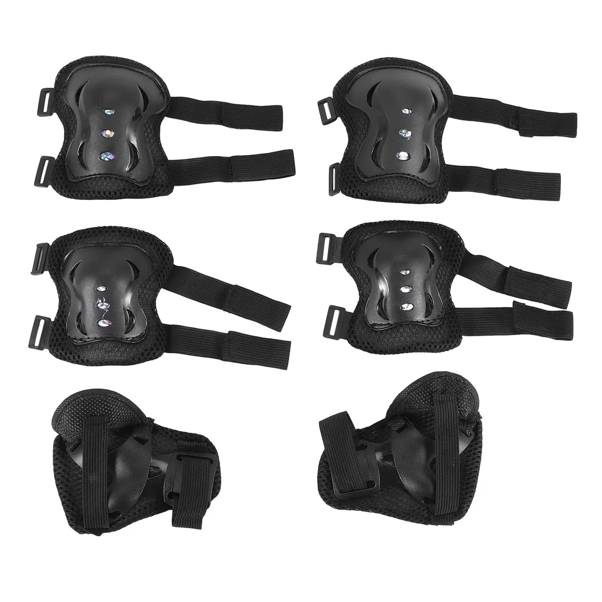 Наколенники налокотники комплект защитного снаряжения для роликов велоспорта