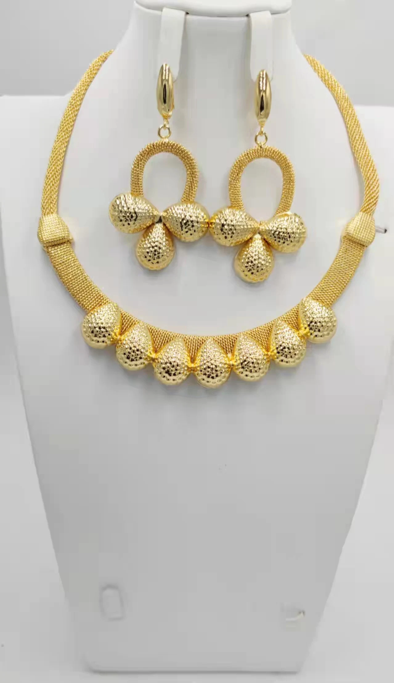 

2022 новый дизайн, наборы для женщин, африканские, Итальянские Позолоченные Ювелирные наборы