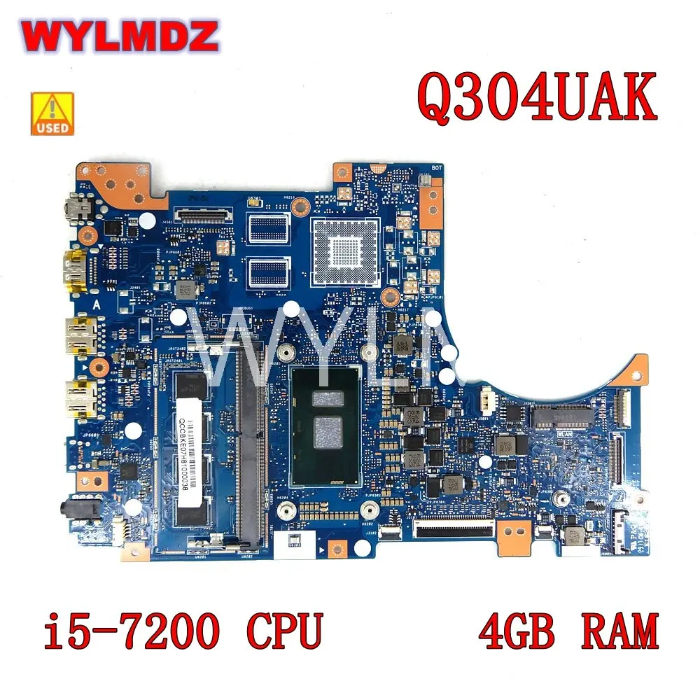 

Used Q304UA i5-7200 CPU 4GB RAM Mainboard For ASUS Q304U Q304UA Q304 Q304UAK Laptop Motherboard 100% Tested OK
