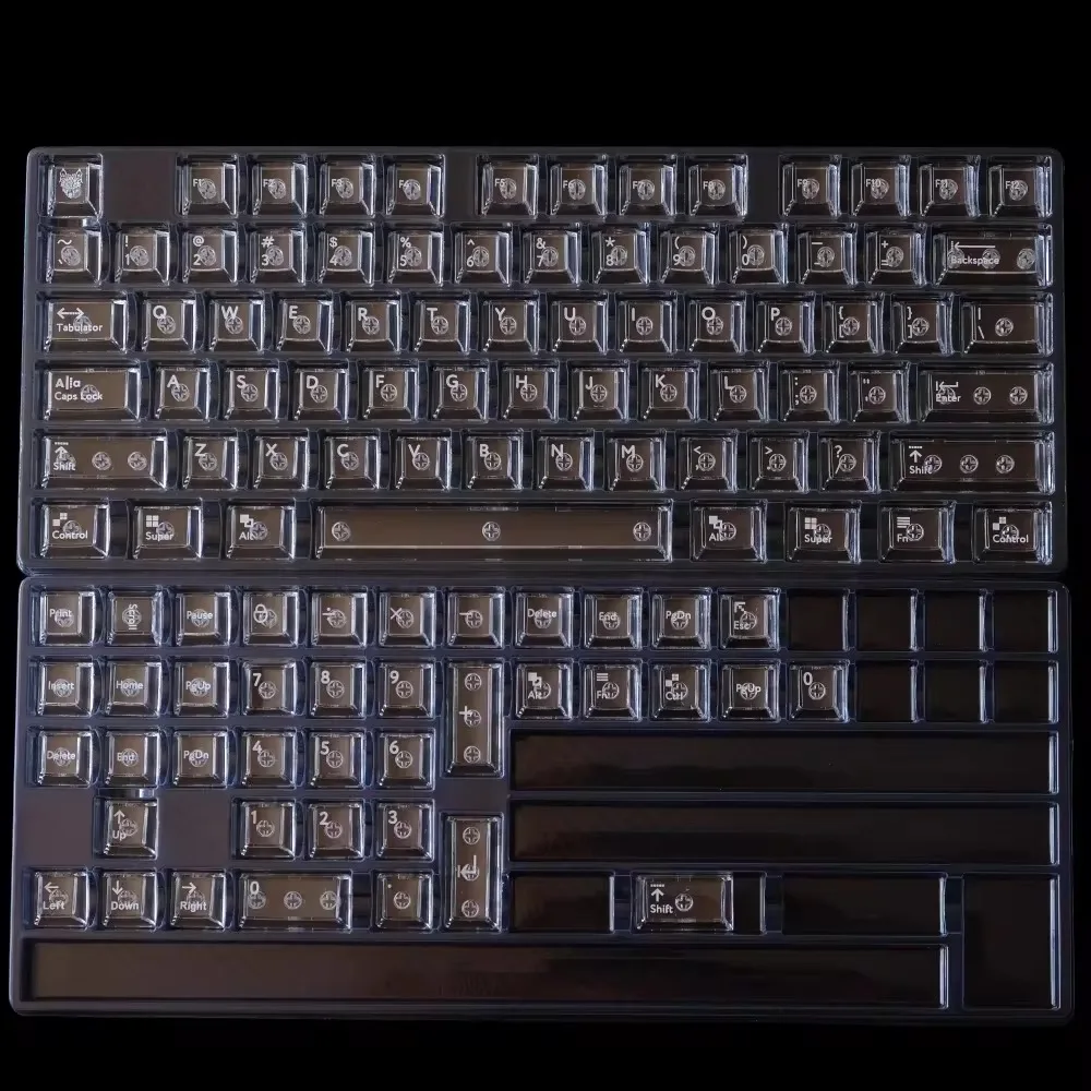 Крышка ключа AIFEI 114 ключей механический оригинальный профиль ПК прозрачная серия
