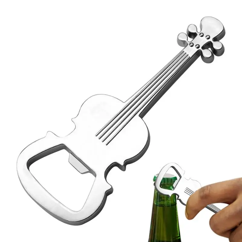 

Music Guitar bottle opener Drinking Beverage Openers Guitar Shaped Bottle Opener suitable for bars concerts and guitar lovers