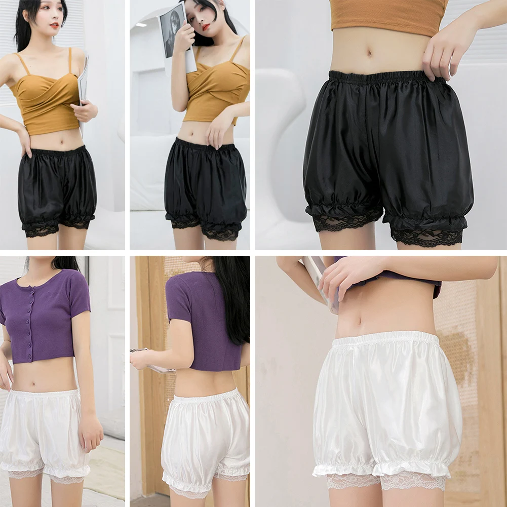 

Трусики женские хлопчатобумажные в стиле «Лолита», шорты с изображением тыквы, милые белые винтажные шаровары в викторианском стиле, летни...