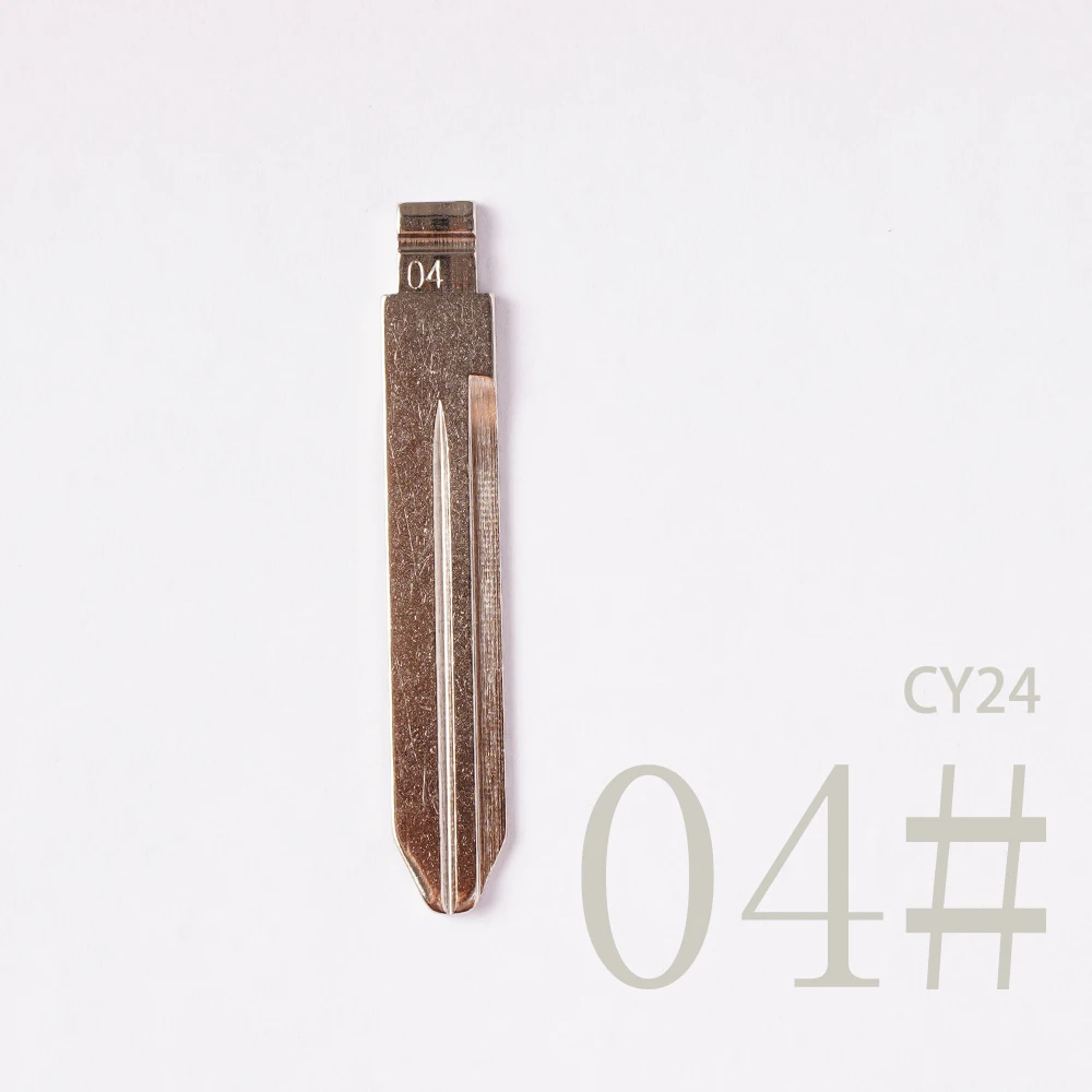 10 шт. 04 # CY24 Металлический необрезанный пустой откидной лезвие дистанционного