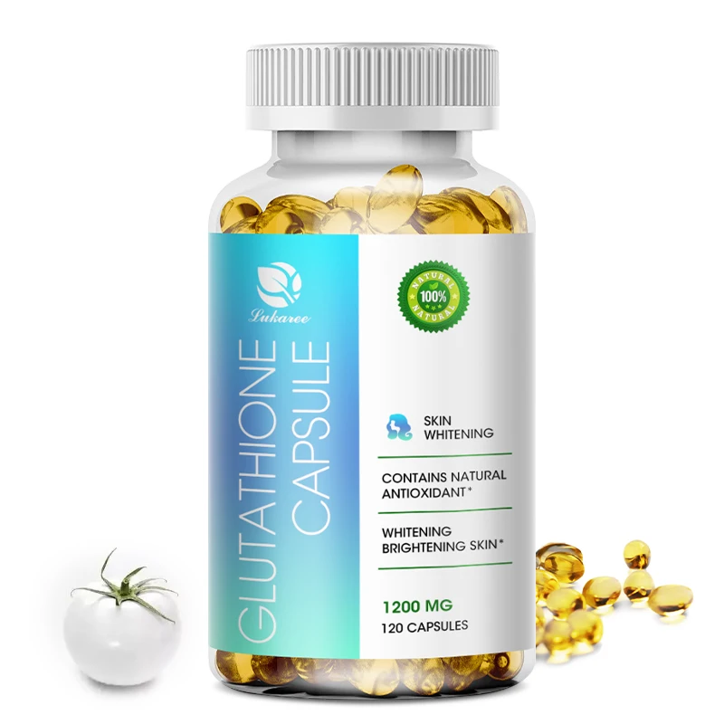 

Lukaree Glutathione Capsules Collagen Antioxidant Anti-Aging Boosting Immunity Dull Skin Whitening Supplement Beauty Health Food