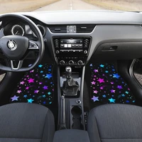 pink blue purple stars car floor mats set front and back floor mats for car car accessories