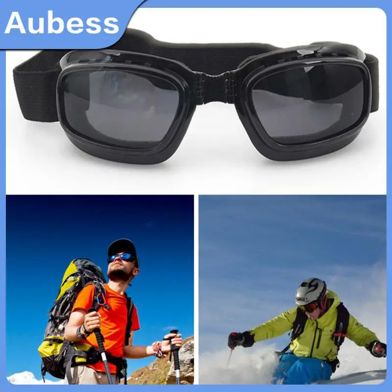 

Windproof Mirror Splash Proof 1pcs Color Film Welding Mirror Windproof Dustproof Folding Goggles Car Accessories Goggles