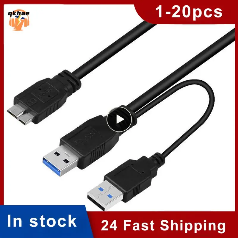 

High-speed Hhd Hard Disk Drive Adapter Low-latency Plug And Play Usb3.0 Micro-b Mobile Hard Disk Cable Durable Portable