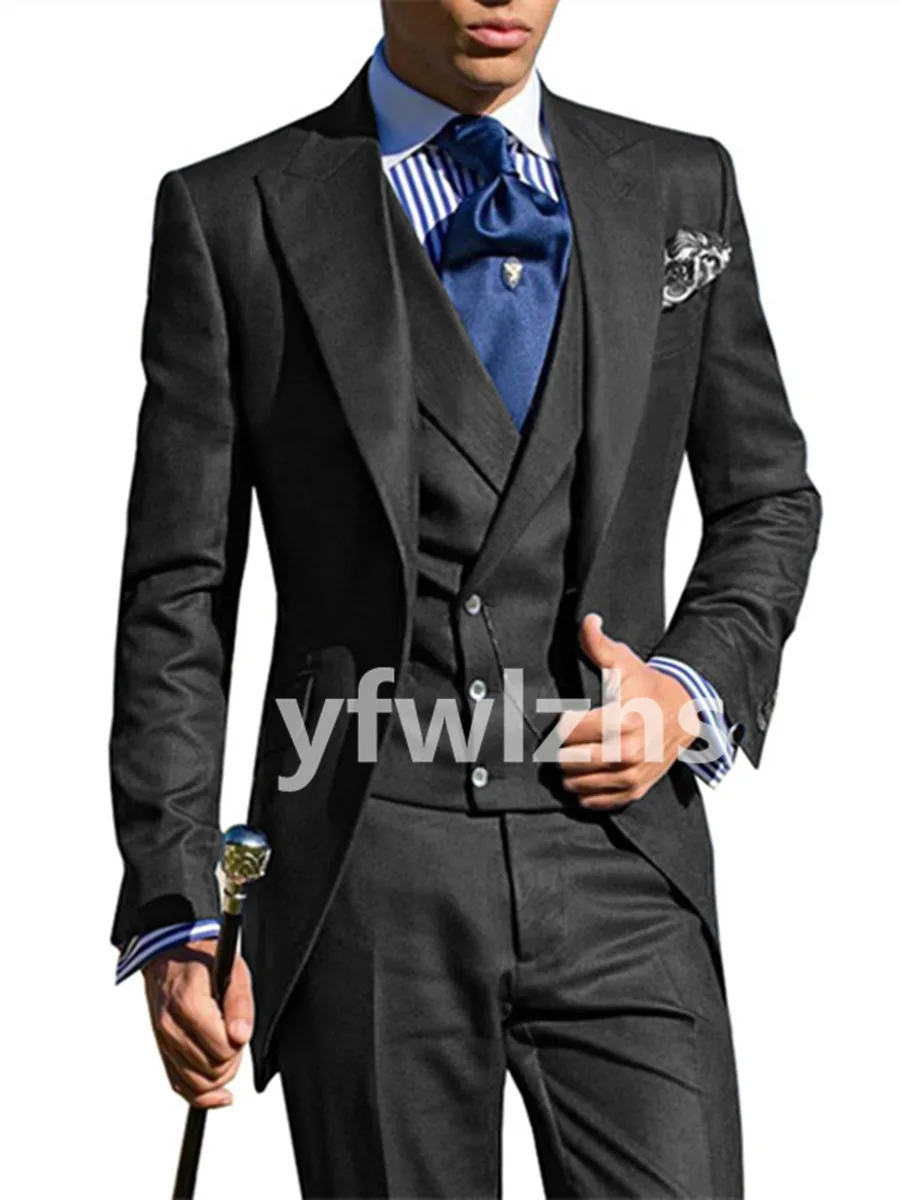 

Индивидуальная смесь шерсти мужской пиджак блейзеры костюм на Хэллоуин элегантный мужской костюм для свадьбы 39