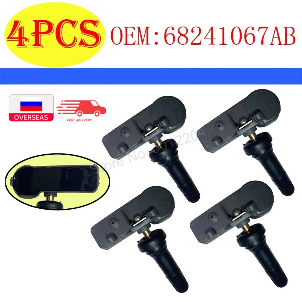 

Датчик давления в шинах 68241067AB 68241067AA 56029398AB, датчик давления в шинах для JEEP GRAND CHEROKEE 2010 МГц 2011 2012 2013 2014 433